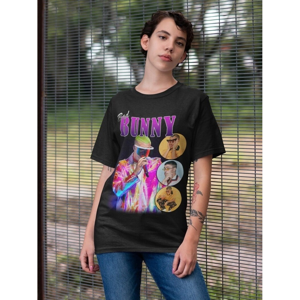 Bad Bunny Unisex T-Shirt Gift For Fan - Picture 1 of 4